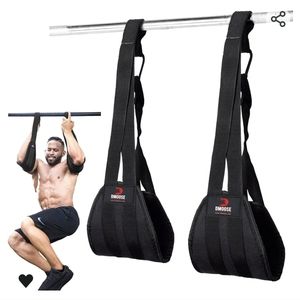 DMoose Fitness Hanging Ab Straps for Pull Up Bar & Abdominal Muscle Building
